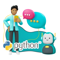 Умный чат-бот на Python на Telegram - КИБЕРшкола программирования для детей, компьютерные курсы для школьников, начинающих и подростков - KIBERone г. Первомайский